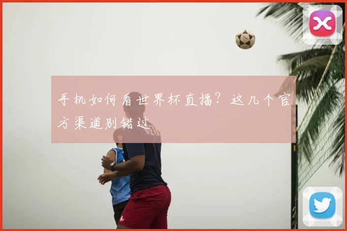 手机如何看世界杯直播?这几个官方渠道别错过